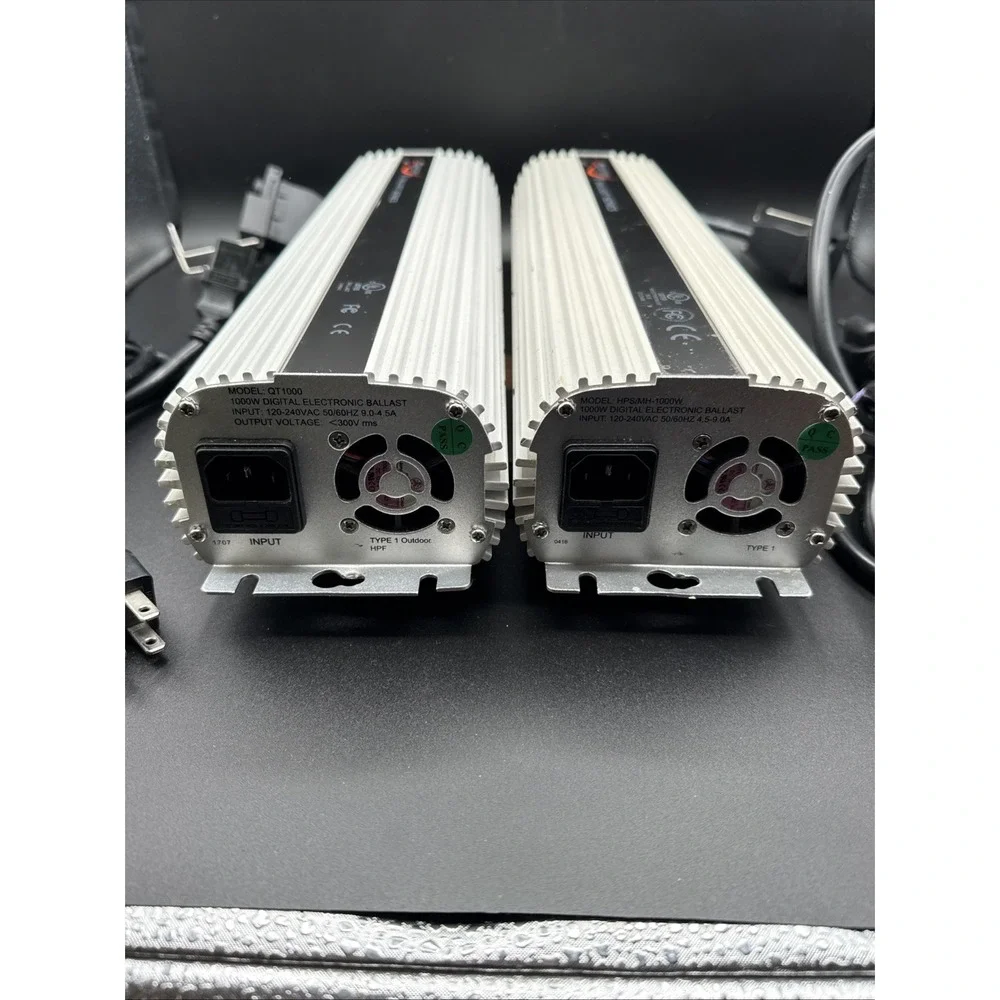2 Quantum Ballast Series 1000 Watt Grow Lights HPS/MH 1000 & QT1000 *READ*